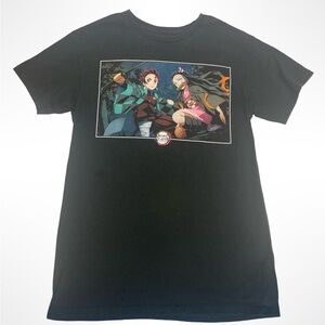 Demon slayer anime T shirt. Kimetsu No Yaiba label adult size small‎